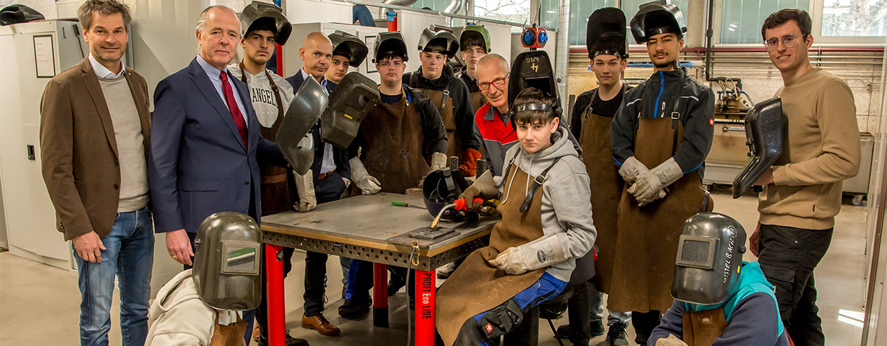 Werkstättenpraktikum für Schüler:innen der PTS Herzogenburg. Foto: Tanja Wagner /images/Bild 3-4 Text/MTI_full_width.jpg